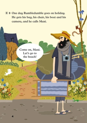 bộ young eli readers - the giant rumbledumble - stage 2 a1 - downloadable audio files