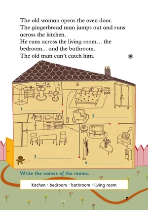 bộ young eli readers - the gingerbread man - stage 2 a1 - downloadable multimedia