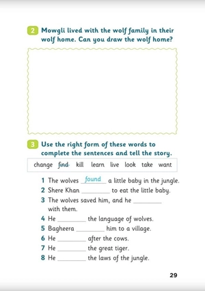 bộ young eli readers - the jungle book - stage 4 a2 - downloadable multimedia