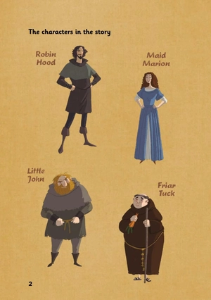 bộ young eli readers - the legend of robin hood - stage 2 a1 - downloadable audio files