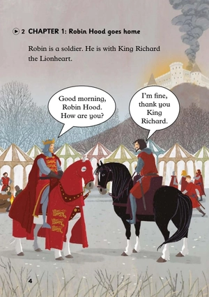 bộ young eli readers - the legend of robin hood - stage 2 a1 - downloadable audio files