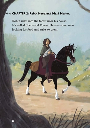 bộ young eli readers - the legend of robin hood - stage 2 a1 - downloadable audio files