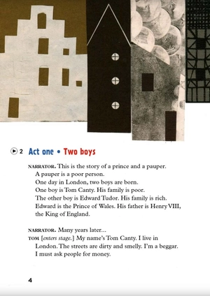 bộ young eli readers - the prince and the pauper - stage 4 a2 - downloadable audio files