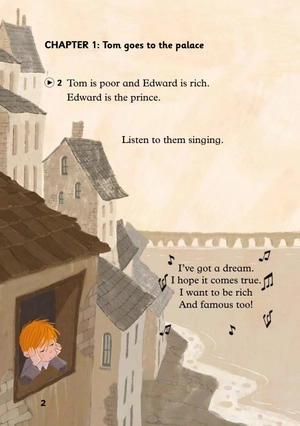 bộ young eli readers - the prince and the poor boy - stage 1 below a1 - downloadable multimedia