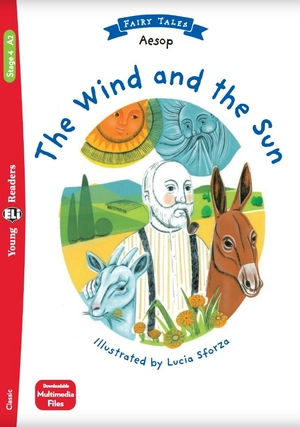 bộ young eli readers -the wind and the sun - stage 4 a2 - downloadable multimedia files