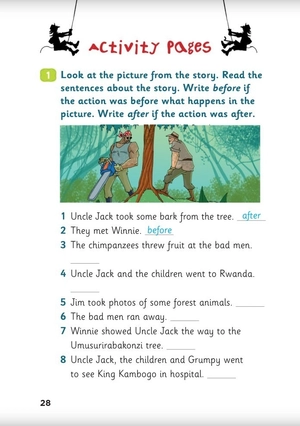 bộ young eli readers - uncle jack and the bakonzi tree - stage 3 a1.1 - downloadable multimedia