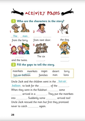 bộ young eli readers - uncle jack and the meerkats - stage 3 a1.1 - downloadable multimedia