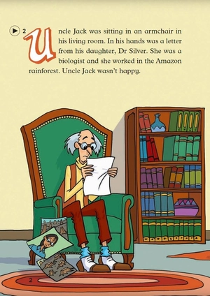 bộ young eli readers - uncle jack in the amazon rainforest - stage 3 a1.1 - downloadable multimedia