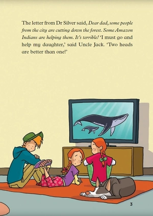bộ young eli readers - uncle jack in the amazon rainforest - stage 3 a1.1 - downloadable multimedia