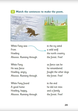 bộ young eli readers - white fang - stage 4 a2 - downloadable multimedia