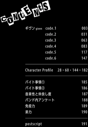 bộ ギヴン 1 - given 1