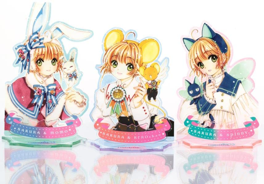 bộ ジオラマbigアクスタ3体付き カードキャプターさくら クリアカード編 13 - cardcaptor sakura clear card vol.13 special edition