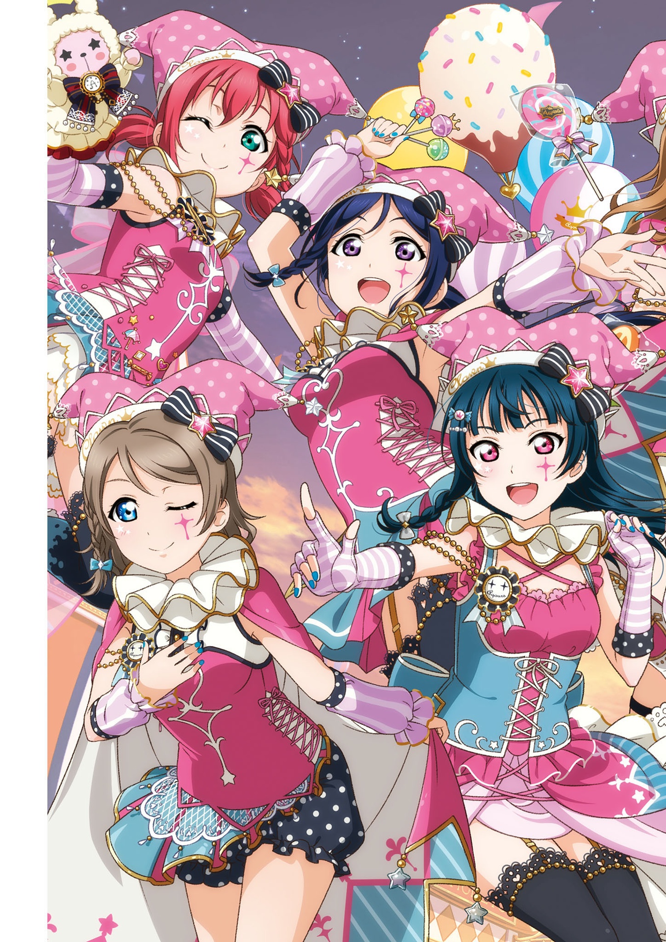 bộ ラブライブ!スクールアイドルフェスティバル aqours official illustration book 2