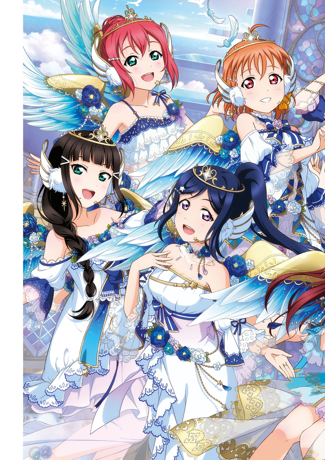 bộ ラブライブ!スクールアイドルフェスティバル aqours official illustration book 2