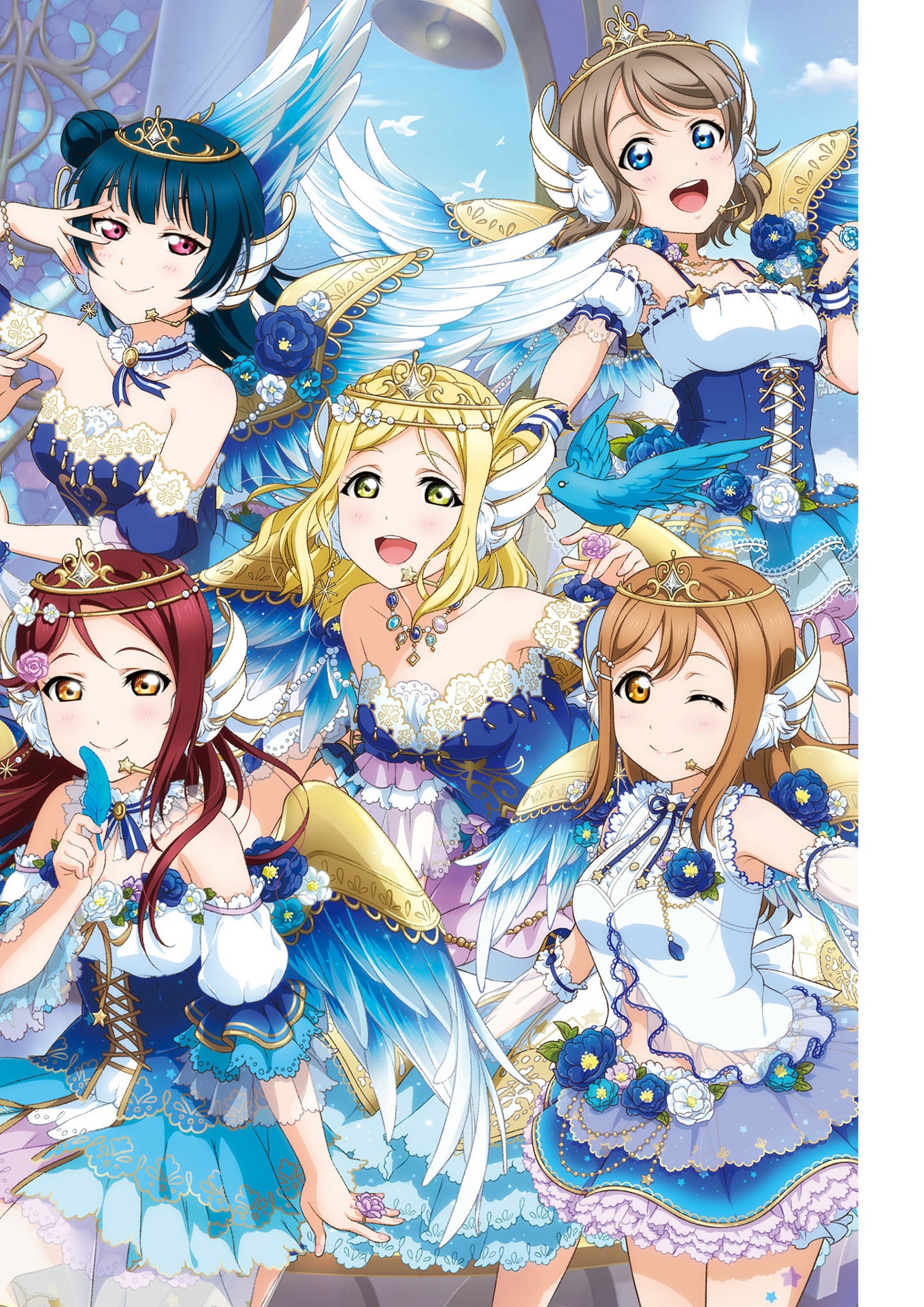 bộ ラブライブ!スクールアイドルフェスティバル aqours official illustration book 2