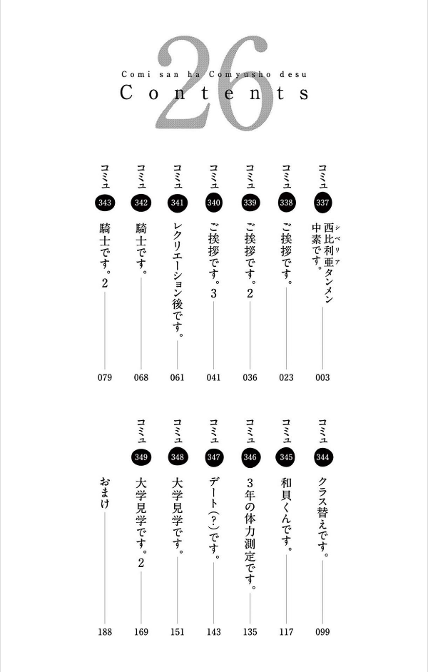 bộ 古見さんは、コミュ症です。26 - komi-san wa, komyusho desu - komi canℹt communicate