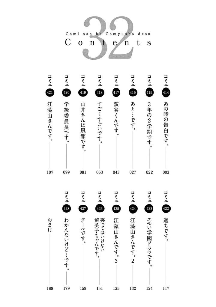 bộ 古見さんは、コミュ症です。32 - komi can't communicate