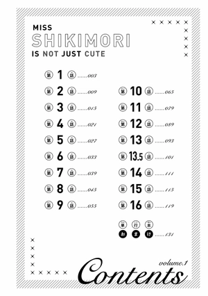 bộ 可愛いだけじゃない式守さん 1 - miss shikimori is not just cute 1