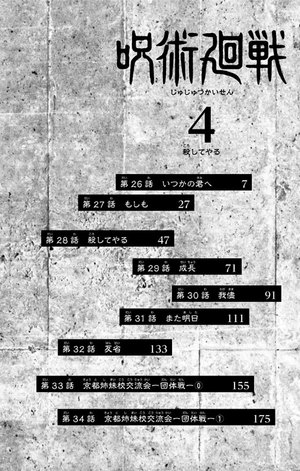 bộ 呪術廻戦 4 - jujutsu kaisen 4
