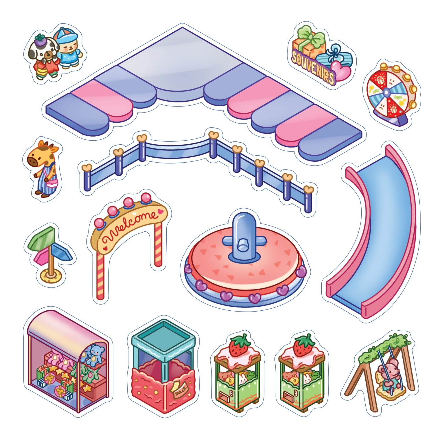 Bóc Dán 3D - Công Viên Giải Trí