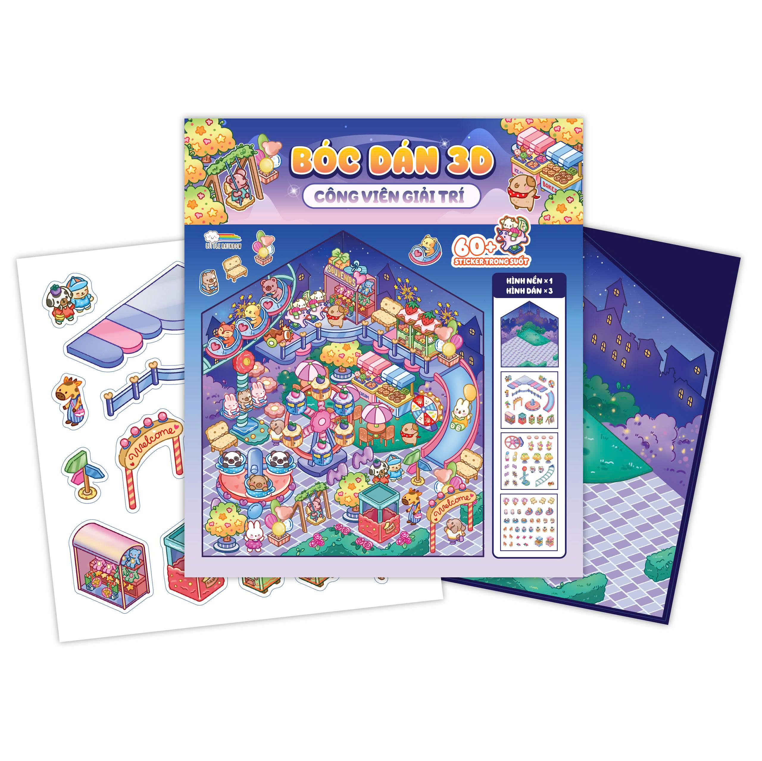 Bóc Dán 3D - Công Viên Giải Trí