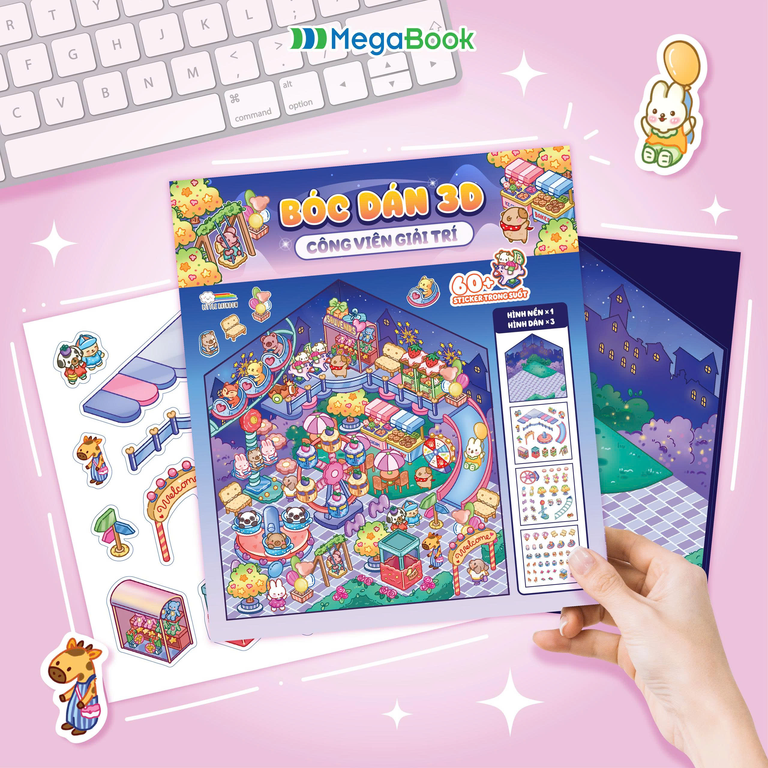 Bóc Dán 3D - Công Viên Giải Trí