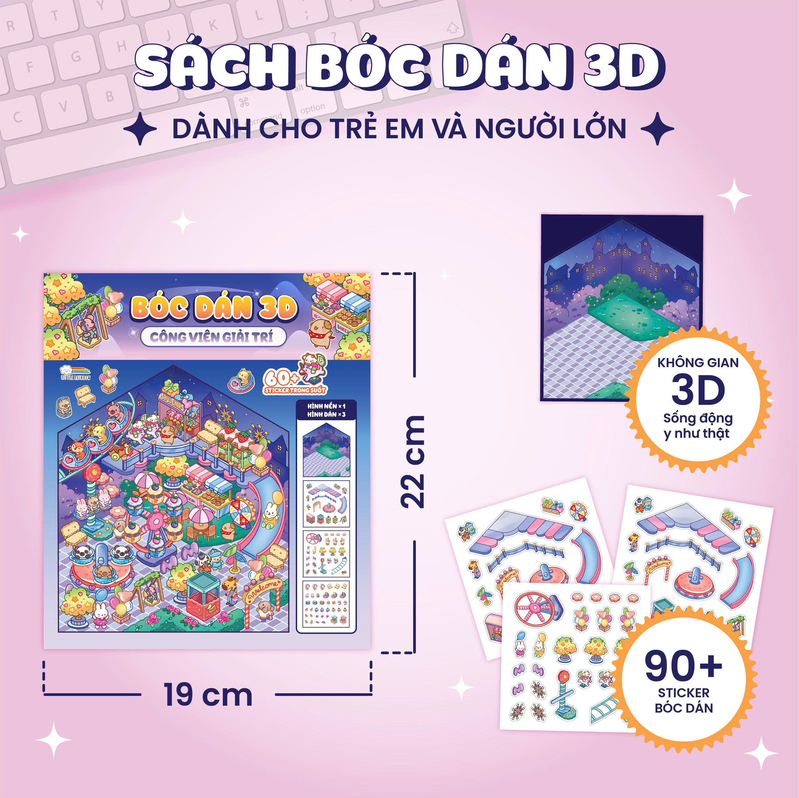 Bóc Dán 3D - Công Viên Giải Trí