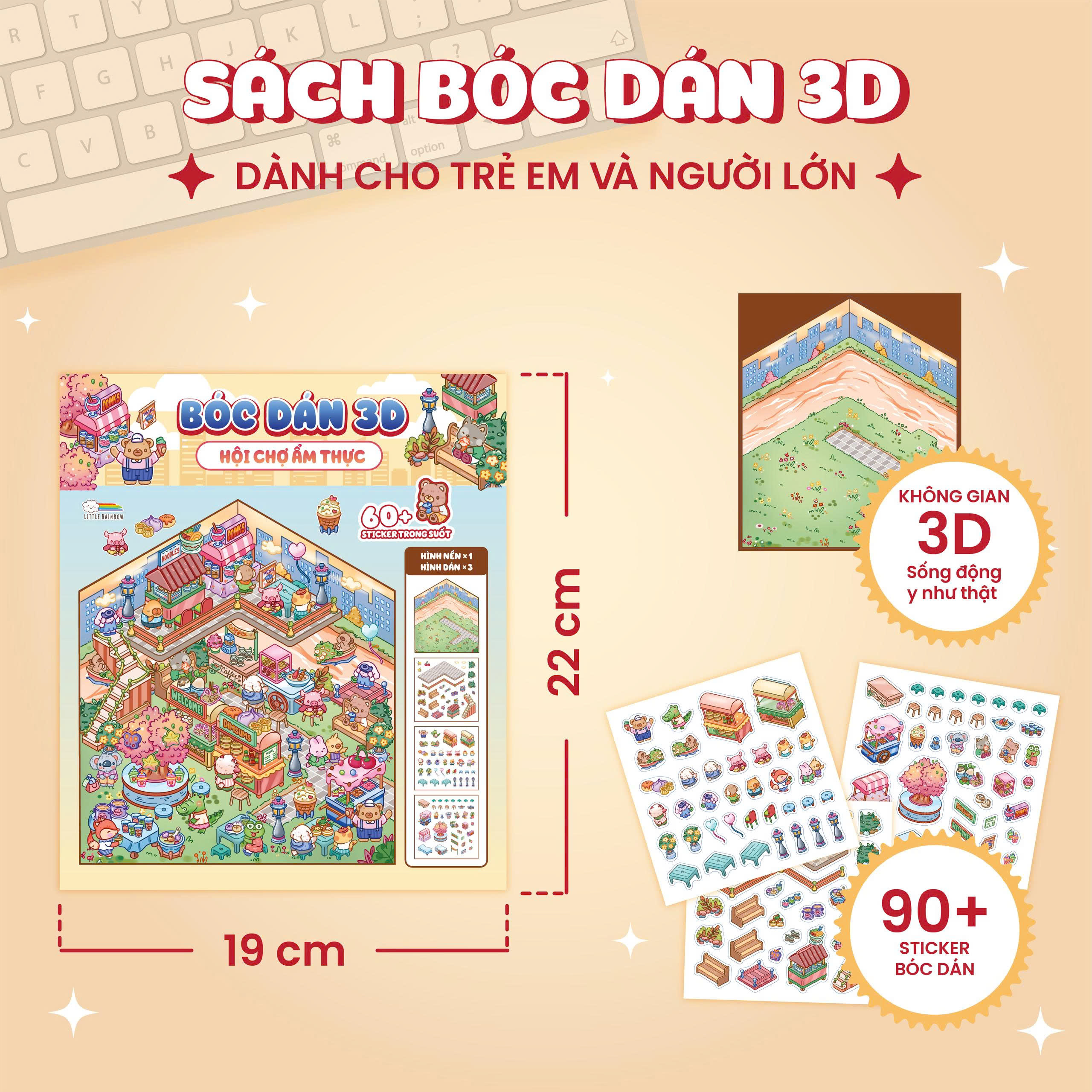 Bóc Dán 3D - Hội Chợ Ẩm Thực