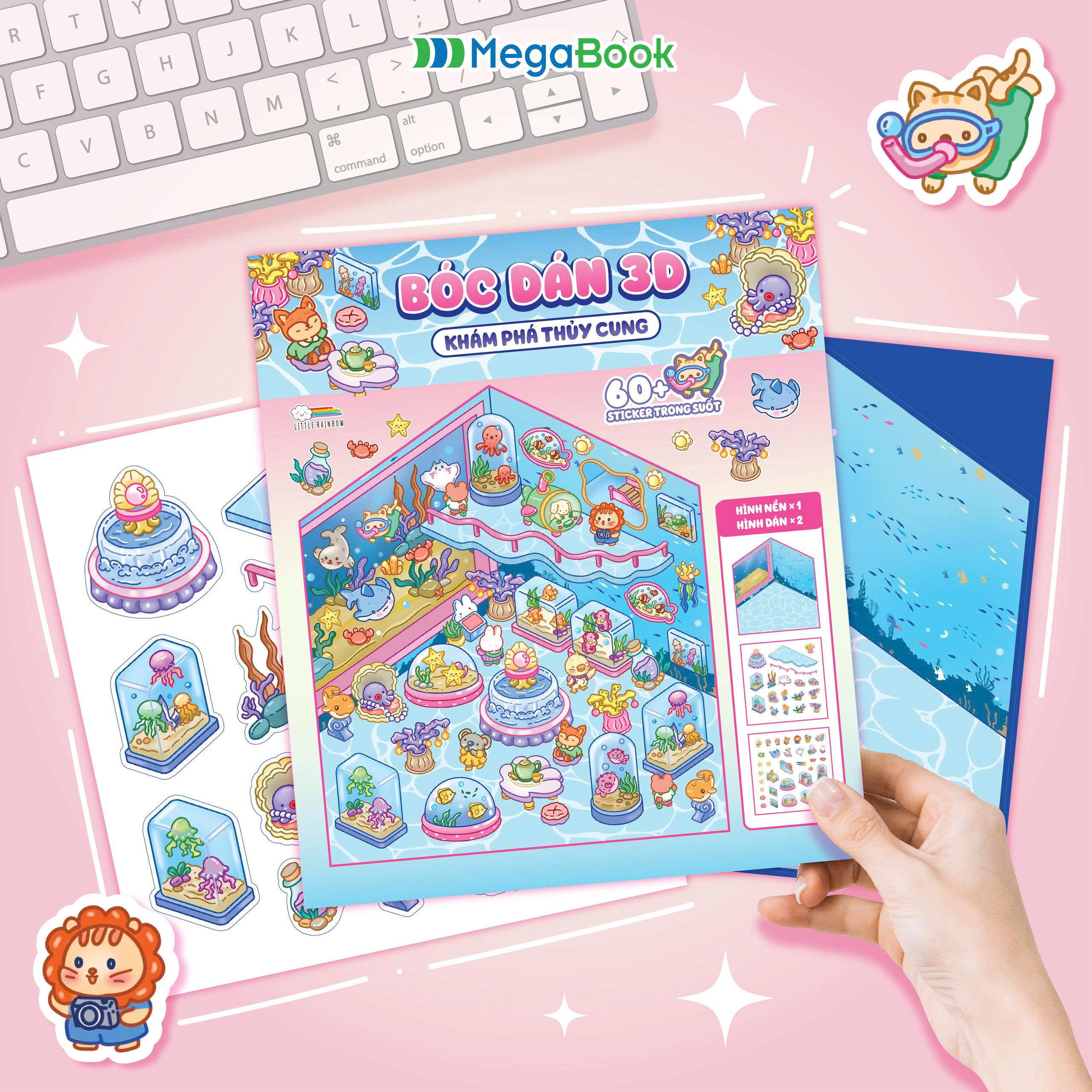 Bóc Dán 3D - Khám Phá Thuỷ Cung