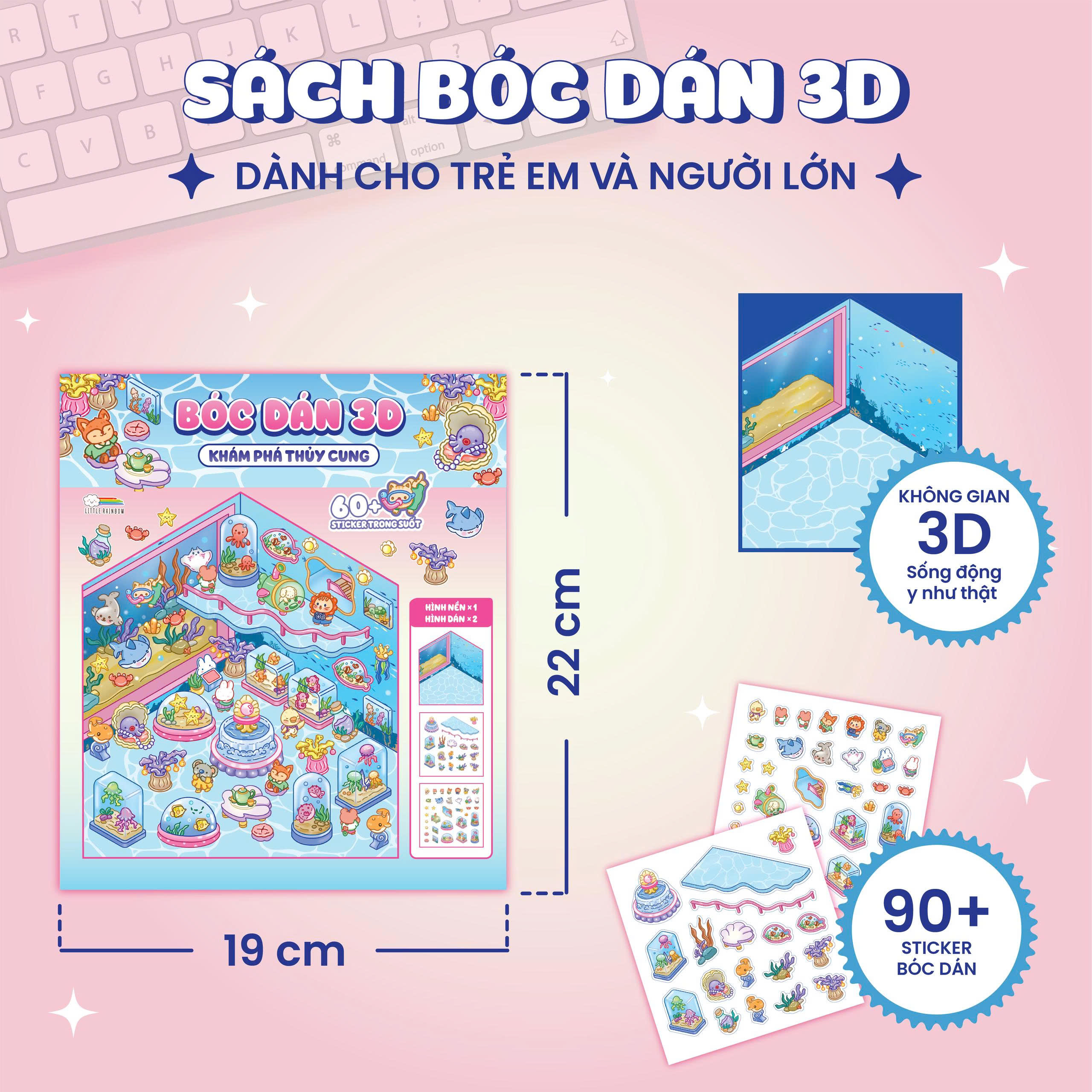 Bóc Dán 3D - Khám Phá Thuỷ Cung