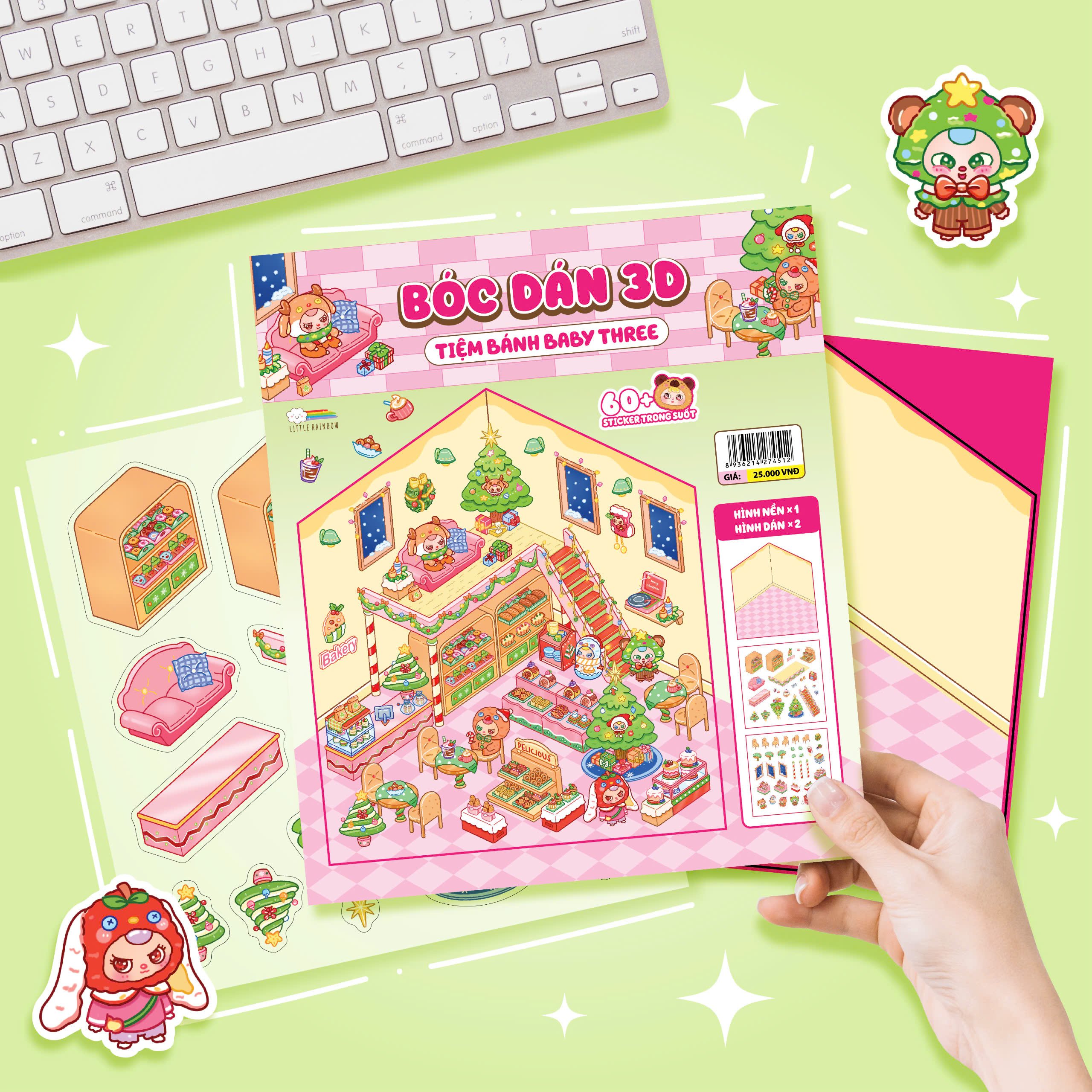 Boc Dan 3D - Tiem Banh Baby Three