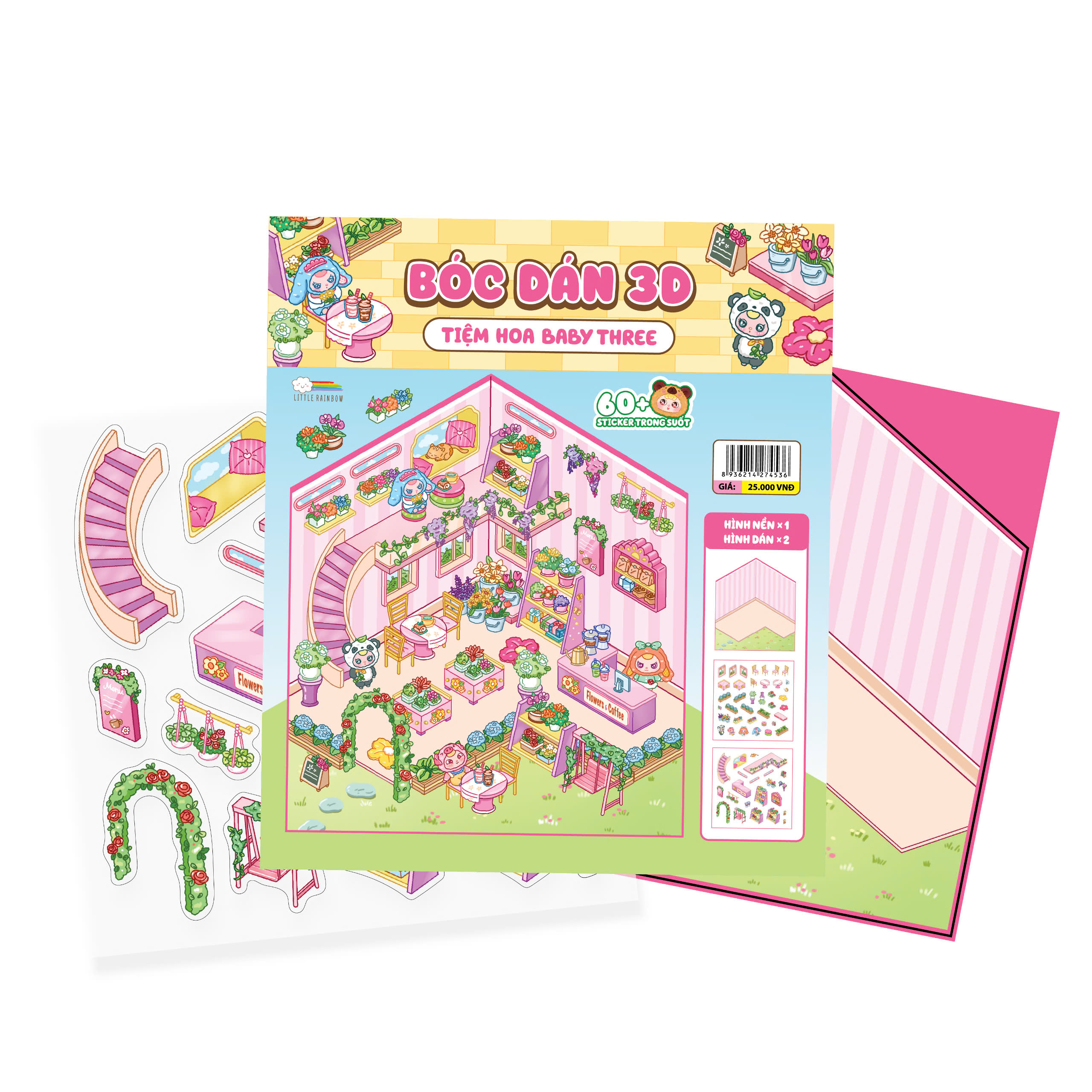 Boc Dan 3D - Tiem Hoa Baby Three