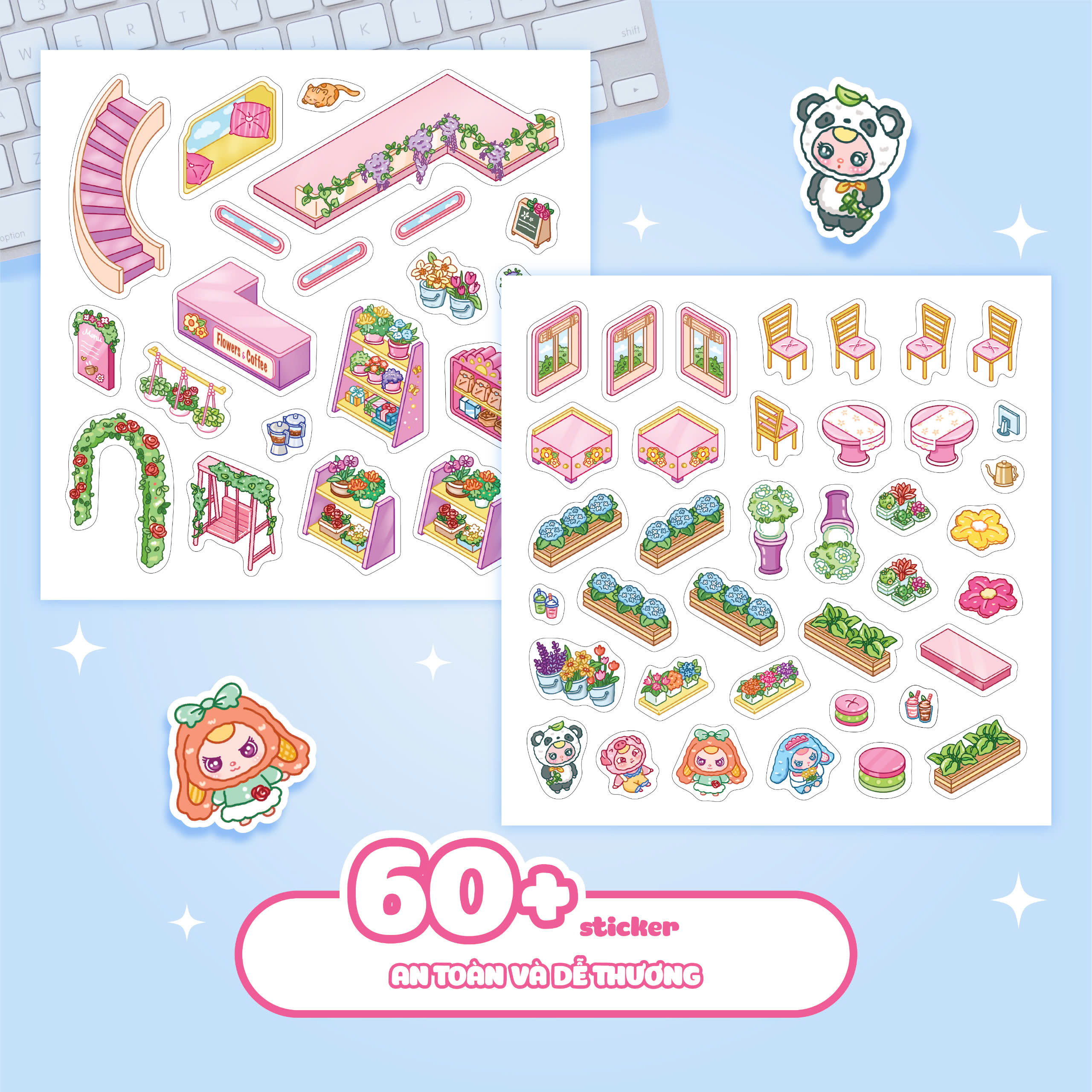 Boc Dan 3D - Tiem Hoa Baby Three