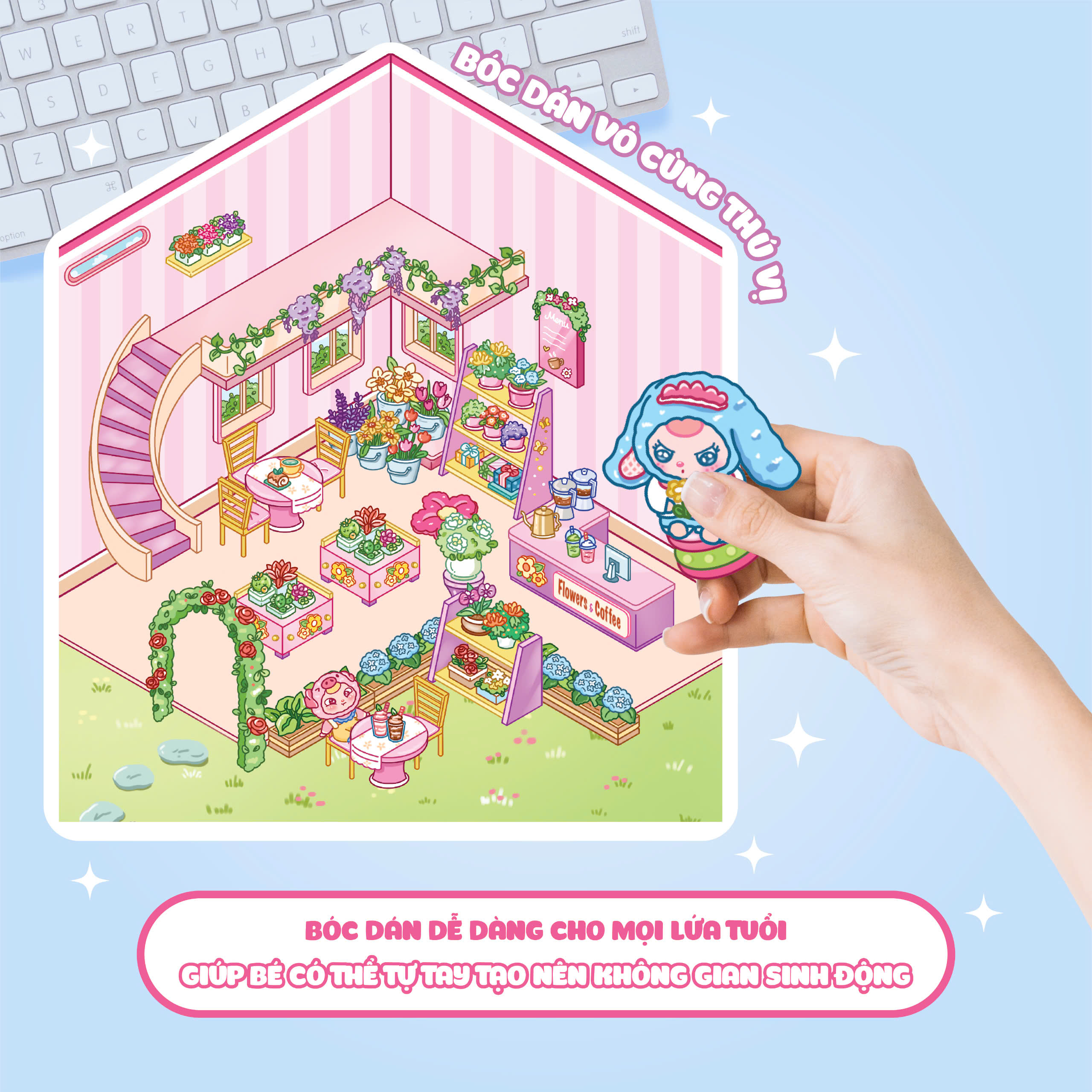 Boc Dan 3D - Tiem Hoa Baby Three