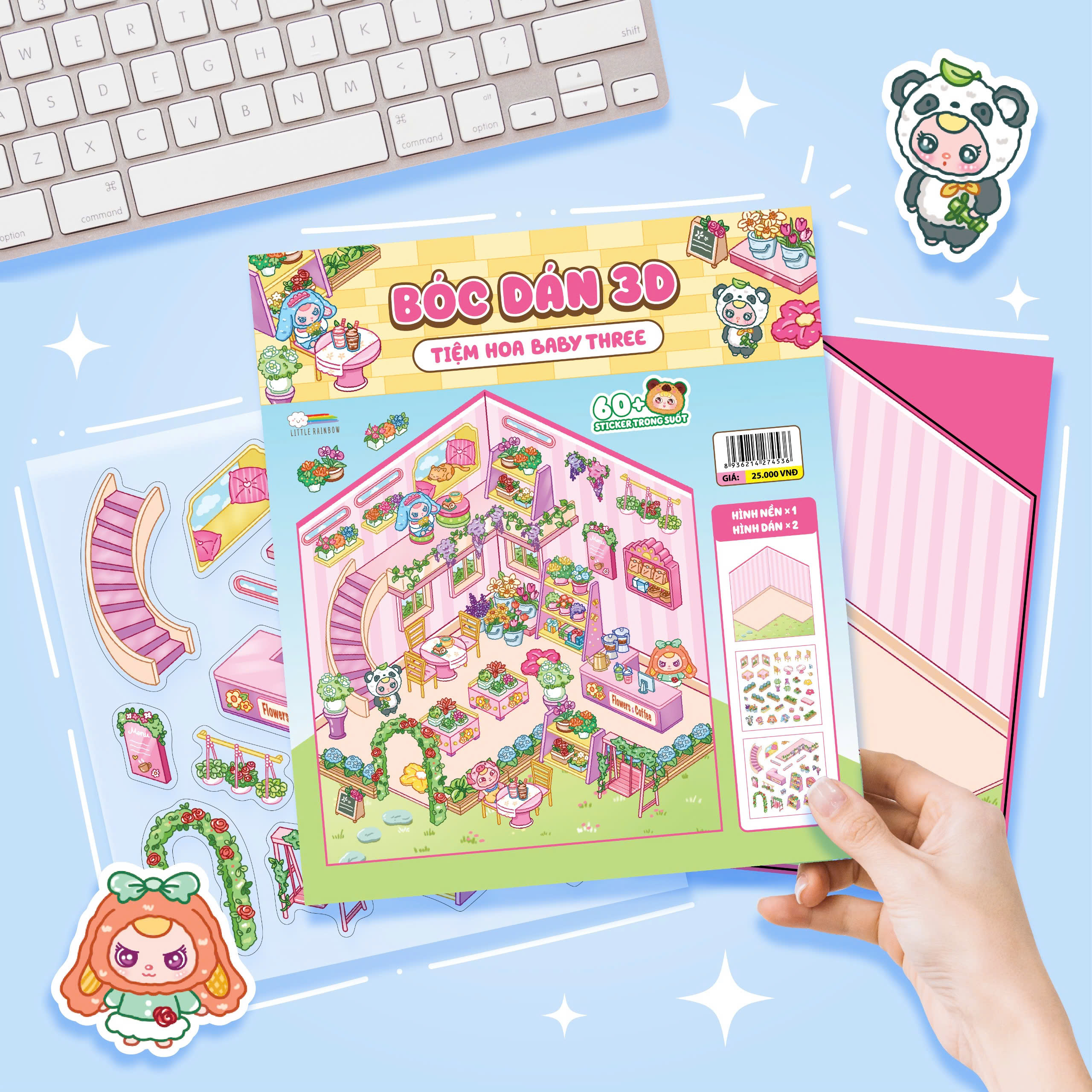 Boc Dan 3D - Tiem Hoa Baby Three