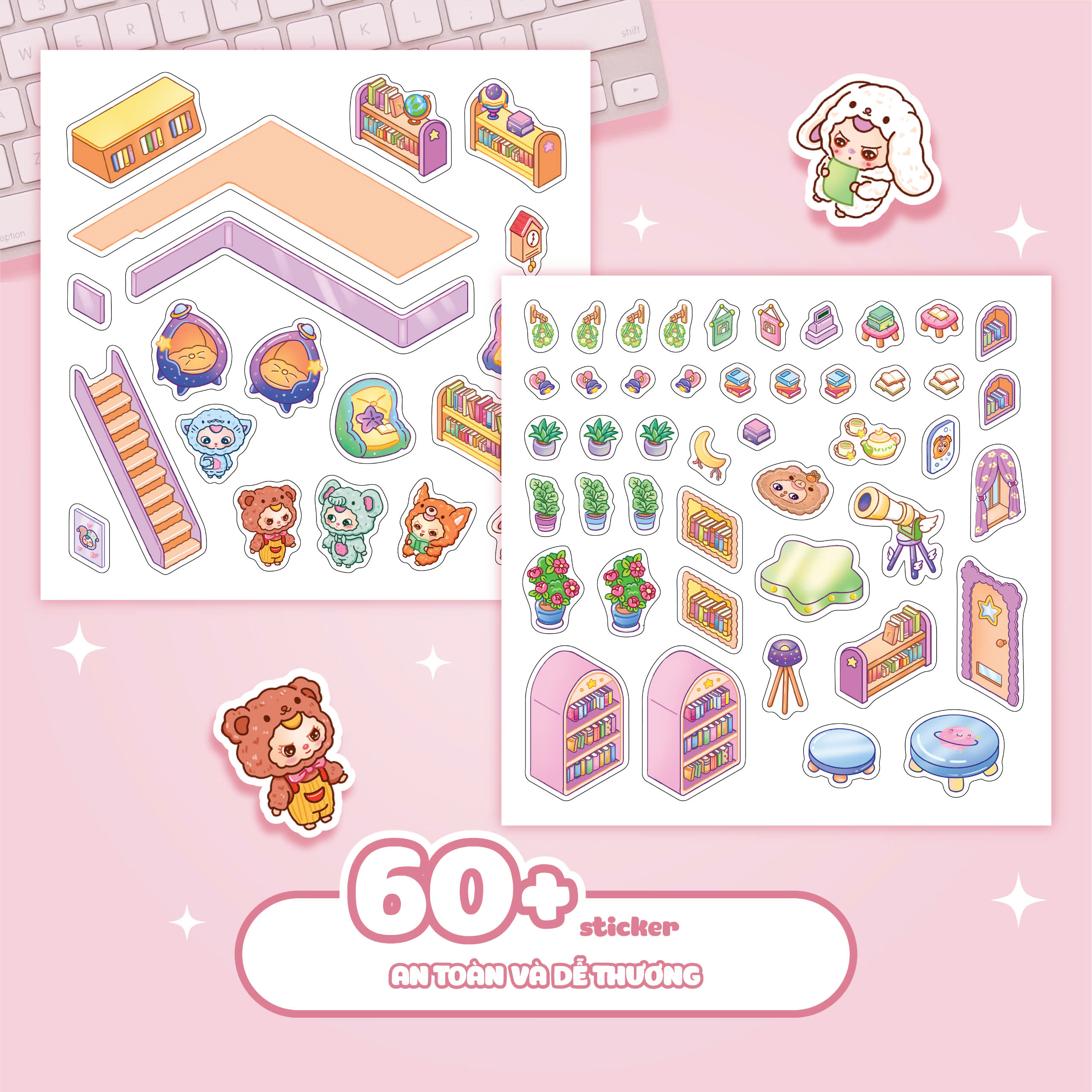 bóc dán 3d - tiệm sách baby three