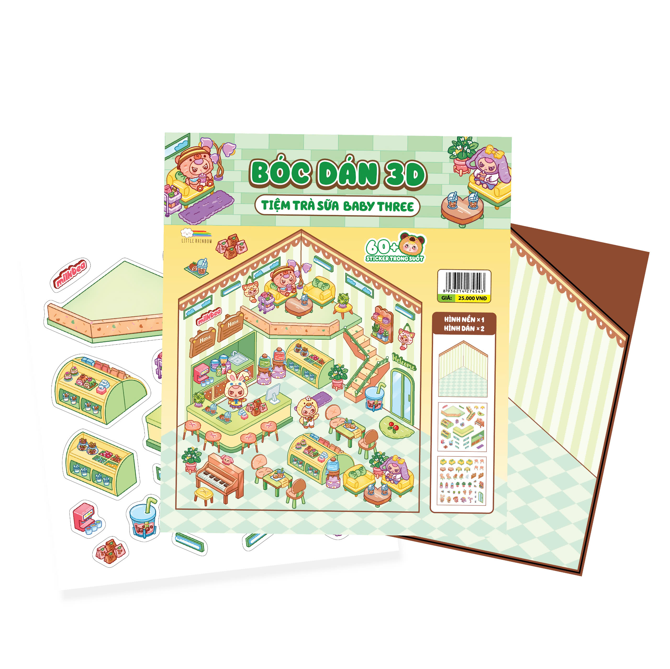 Boc Dan 3D - Tiem Tra Sua Baby Three