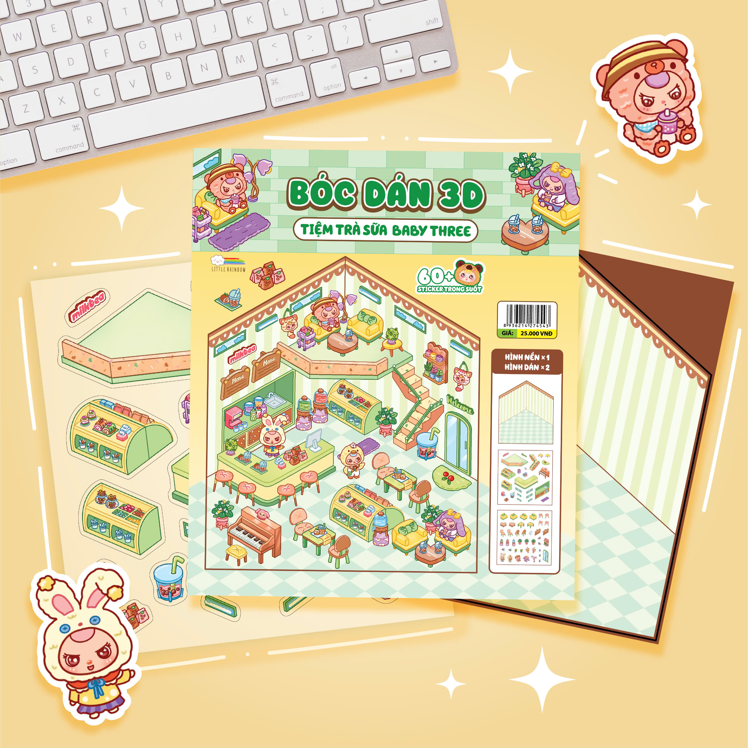 Boc Dan 3D - Tiem Tra Sua Baby Three