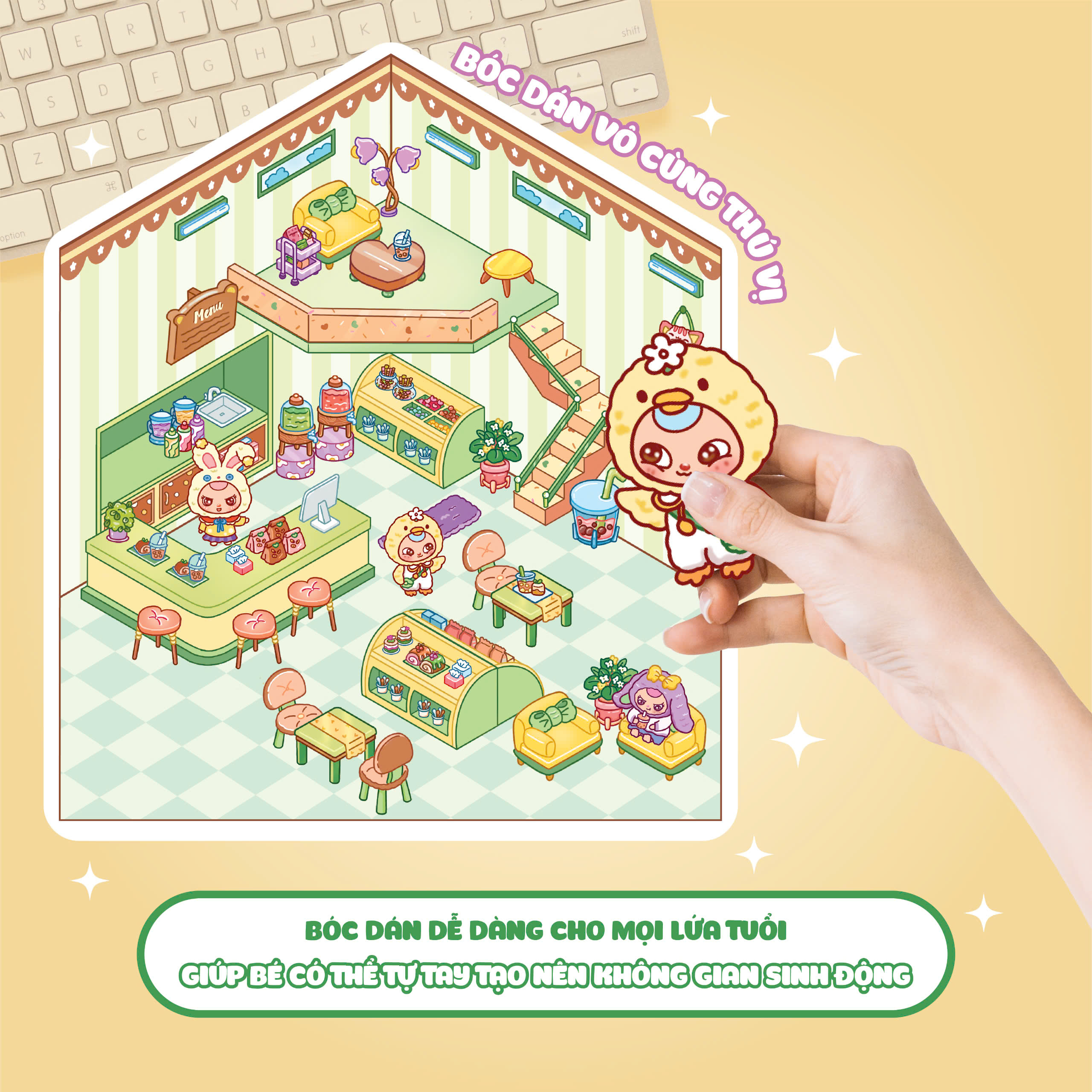 Boc Dan 3D - Tiem Tra Sua Baby Three