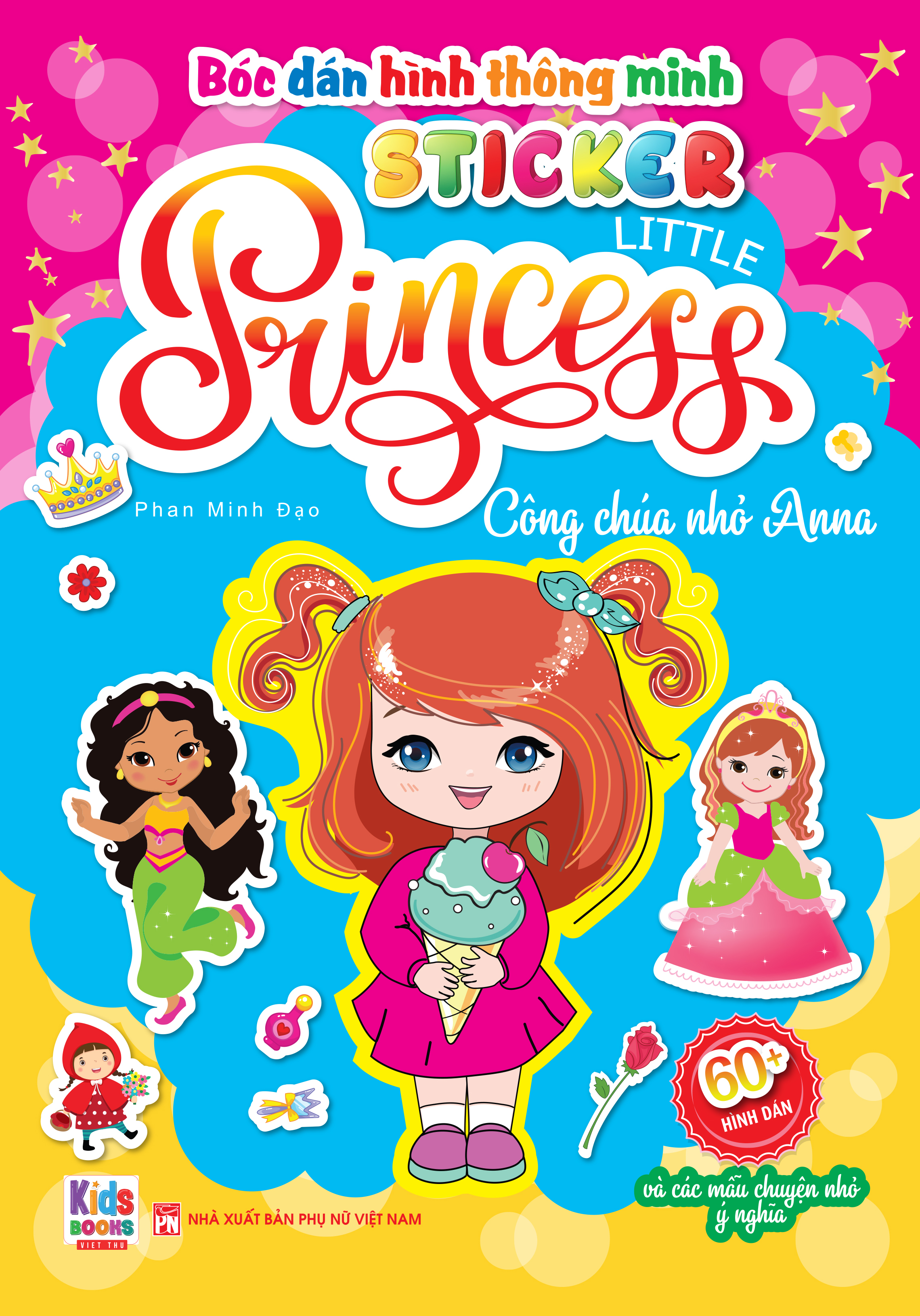 Boc Dan Hinh Thong Minh - Sticker Little Princess - Cong Chua Nho Anna