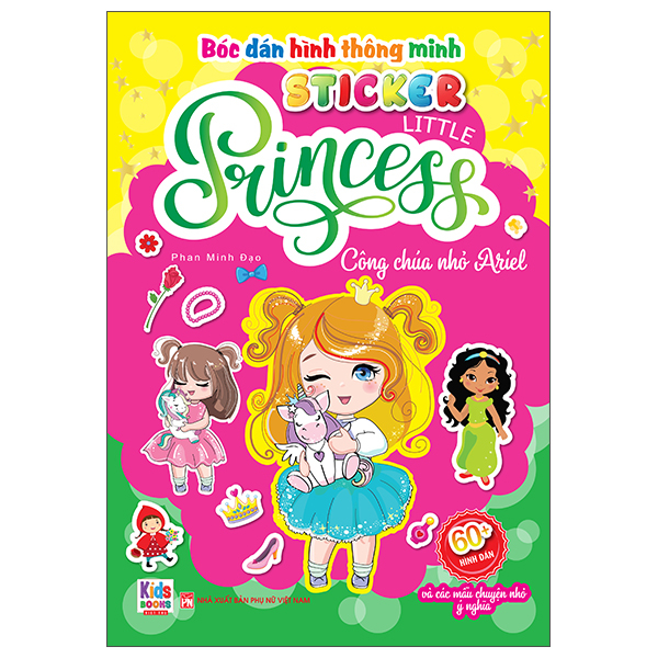 Boc Dan Hinh Thong Minh - Sticker Little Princess - Cong Chua Nho Ariel