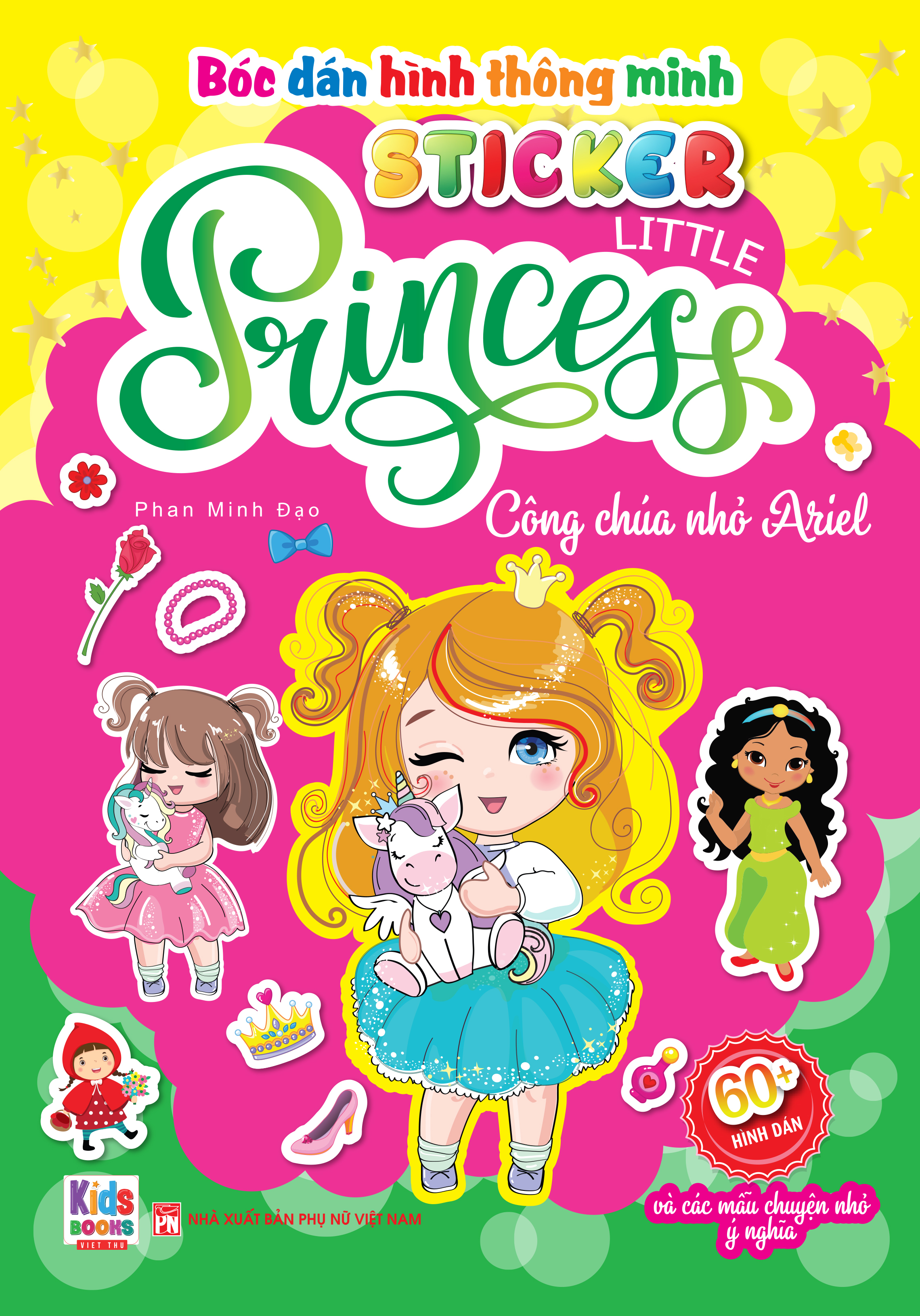 Boc Dan Hinh Thong Minh - Sticker Little Princess - Cong Chua Nho Ariel
