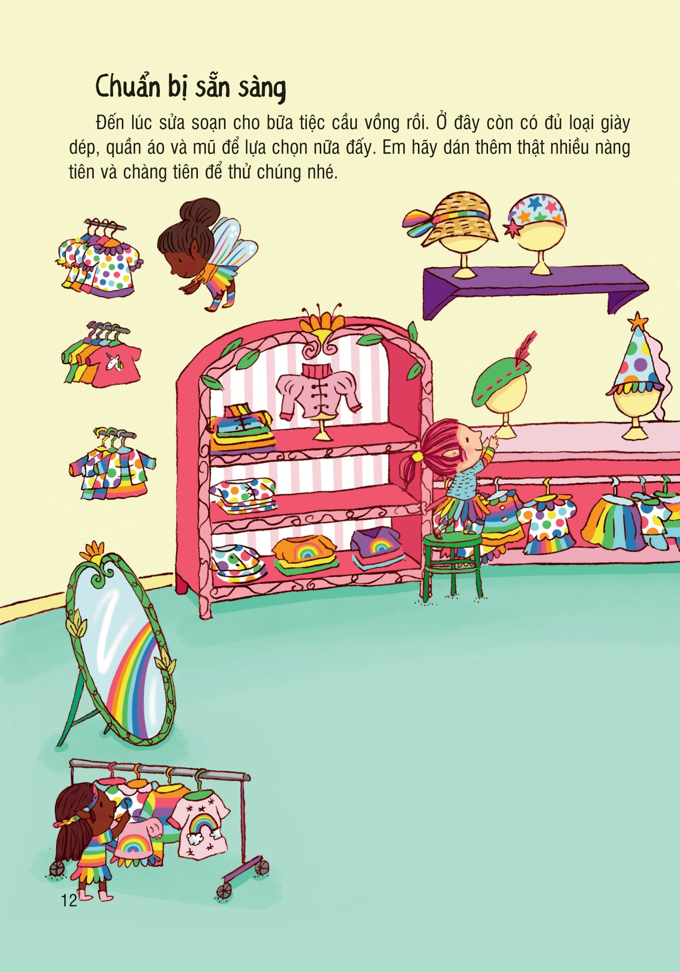 bóc dán thông minh - cầu vồng (dành cho trẻ từ 3-8 tuổi)