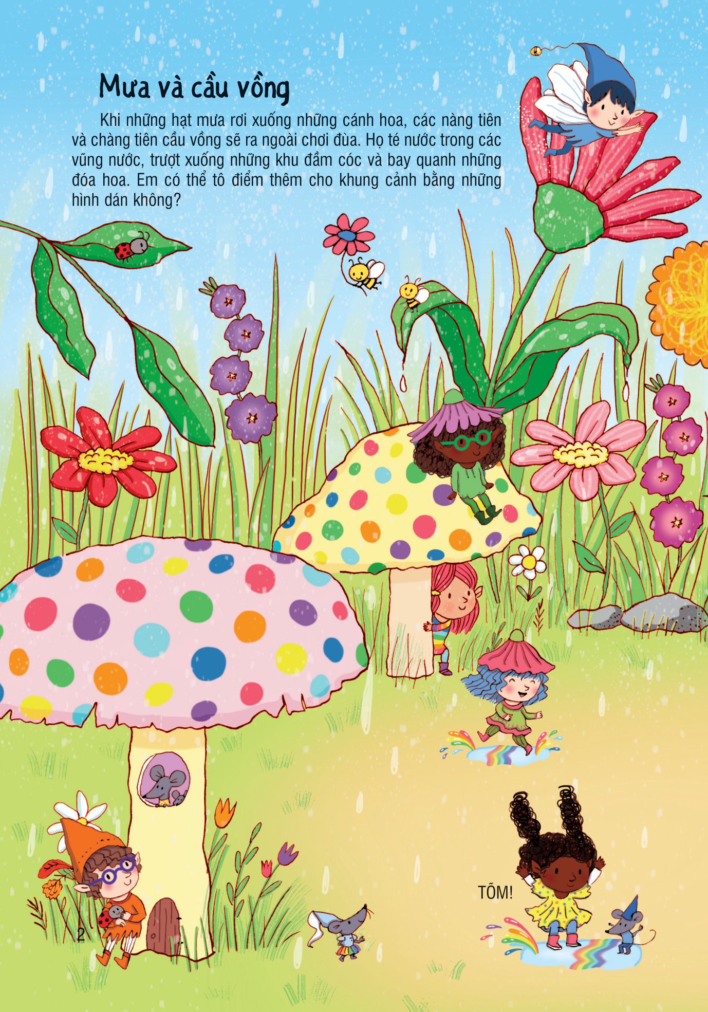 bóc dán thông minh - cầu vồng (dành cho trẻ từ 3-8 tuổi)