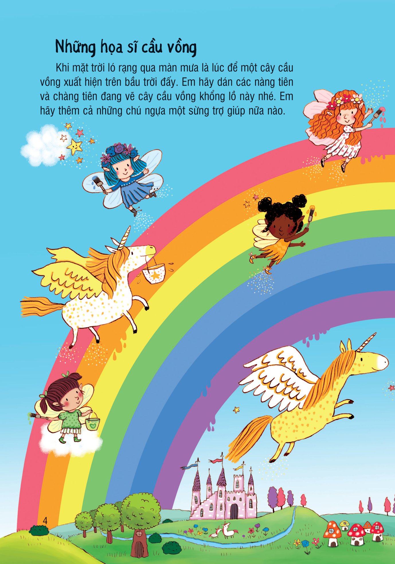 bóc dán thông minh - cầu vồng (dành cho trẻ từ 3-8 tuổi)