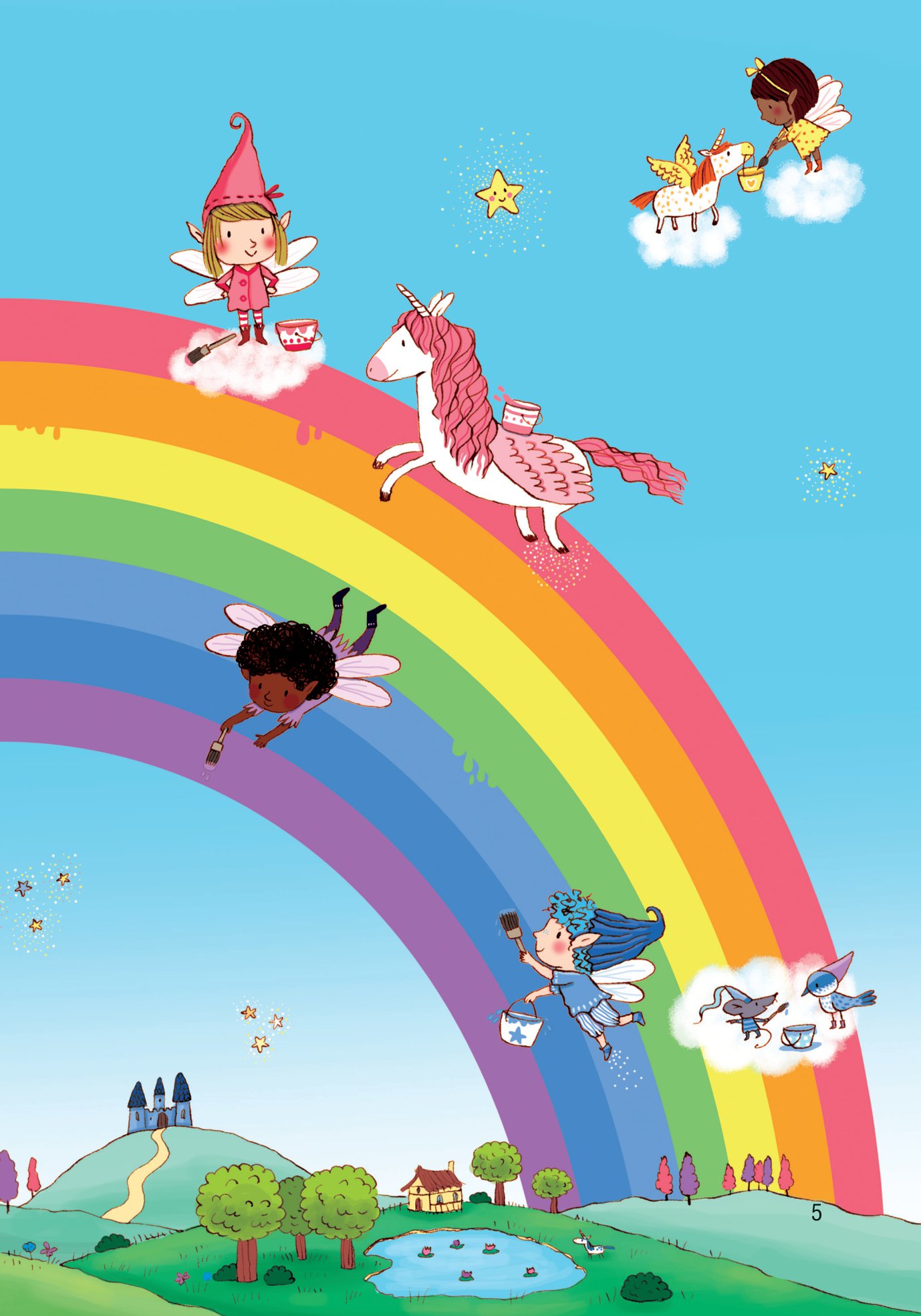 bóc dán thông minh - cầu vồng (dành cho trẻ từ 3-8 tuổi)