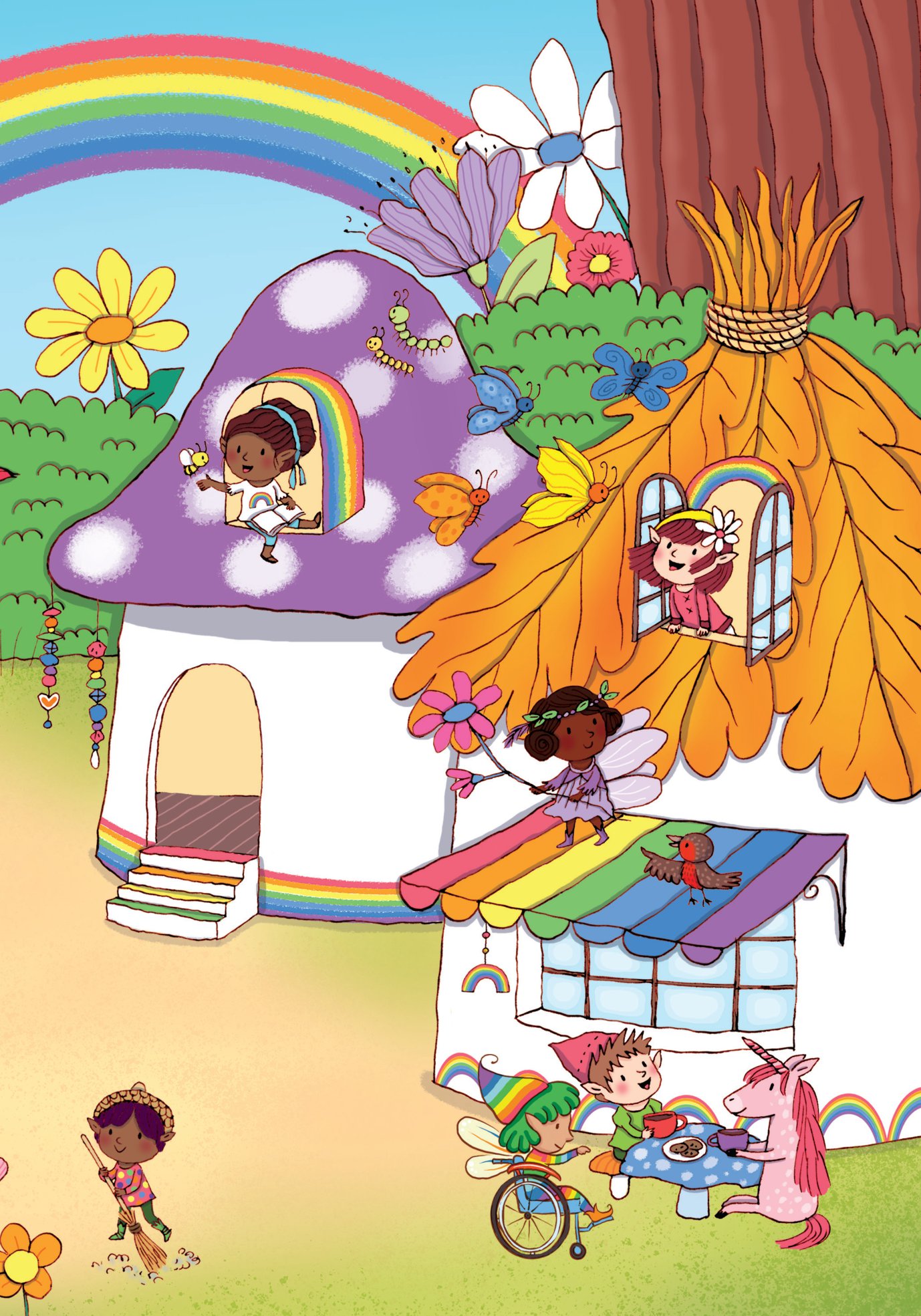 bóc dán thông minh - cầu vồng (dành cho trẻ từ 3-8 tuổi)