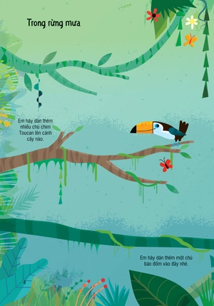 bóc dán thông minh - động vật (dành cho trẻ từ 3-8 tuổi)