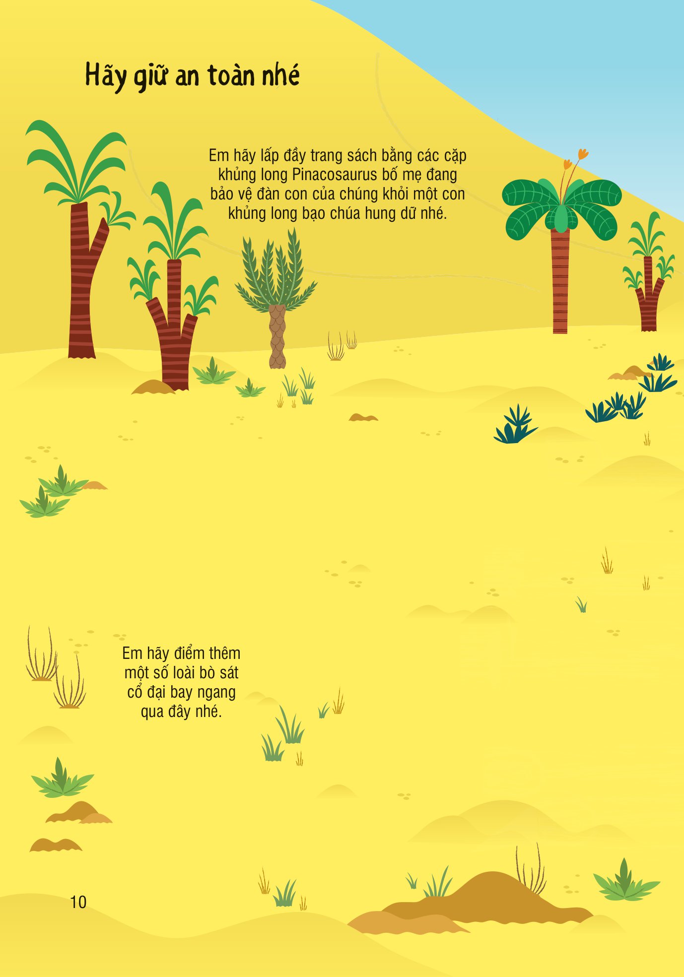 bóc dán thông minh - khủng long (dành cho trẻ từ 3-8 tuổi)