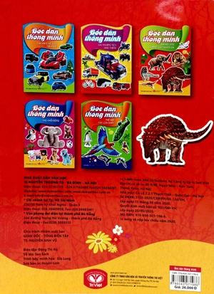 bóc dán thông minh - khủng long và động vật hoang dã